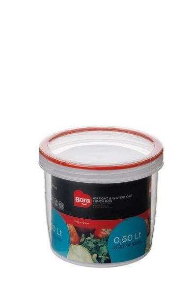 Plastik Contalı Vidalı Saklama Kabı No:5 - 0,60 Lt ürün görseli 1
