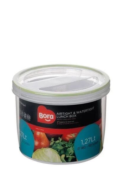 Plastik Contalı Vidalı Saklama Kabı No:10 - 1,27 Lt ürün görseli 1