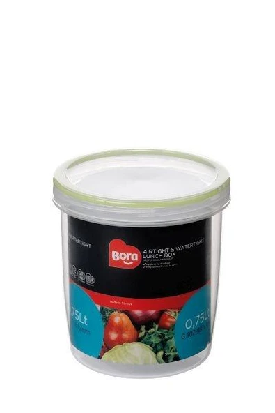 Plastik Contalı Vidalı Saklama Kabı No:6 - 0,75 Lt ürün görseli 1