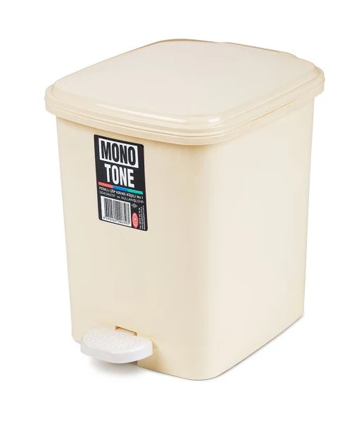 Mono Tone Pedallı Çöp Kovası Köşeli No:1 - 5 Lt BO639 ürün görseli 1