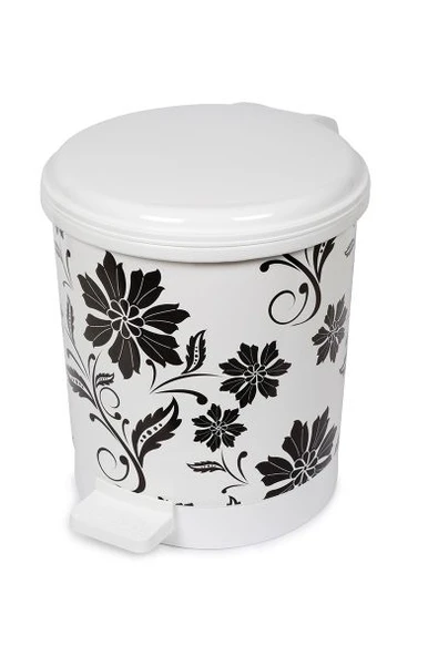 Mono Tone Pedallı Çöp Kovası Desenli No:0 - 3 Lt BO196 ürün görseli 1