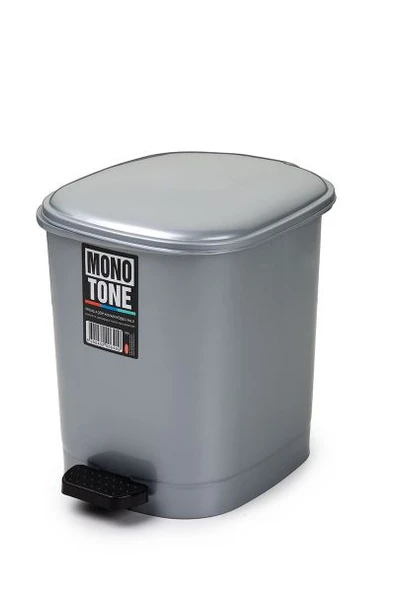 Mono Tone Pedallı Çöp Kovası Köşeli No:2 - 10 Lt BO640 ürün görseli 1