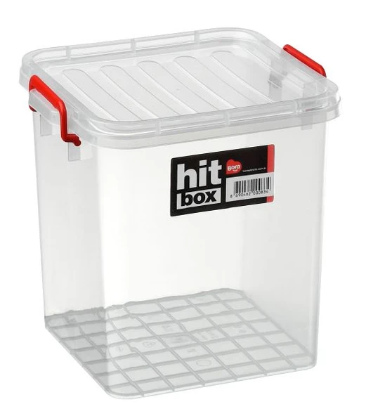 Hit Box Gıdaya Uygun Kare Kapaklı Kasa No:11 - 11 Lt BO283 ürün görseli 1