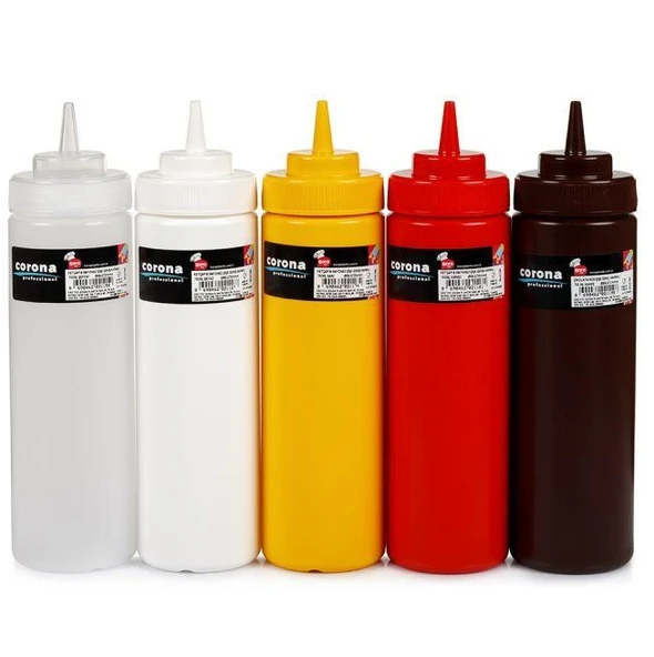 Professional Ketçap&Mayonez Şişe Geniş Kapaklı – Sarı 700 ml BO2117 ürün görseli 1