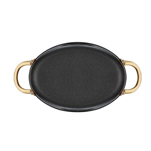 Black Pearl Mini Oval Tencere 11*17CM ürün görseli 1