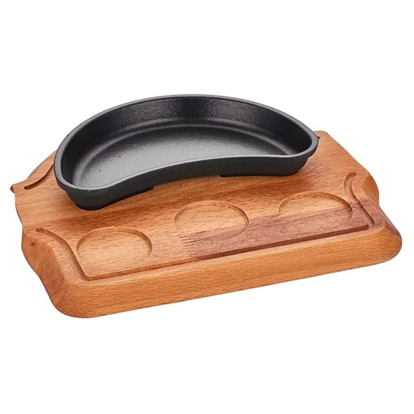 DÖKÜM DEMİR BÖBREK FAJİTA 19*10CM +NİHALE ürün görseli 1