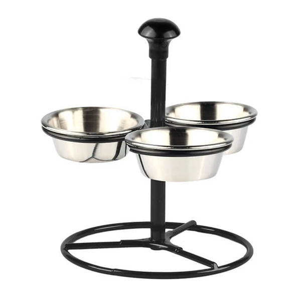 Sosluk Standı 3'lü 15*18CM ürün görseli 1