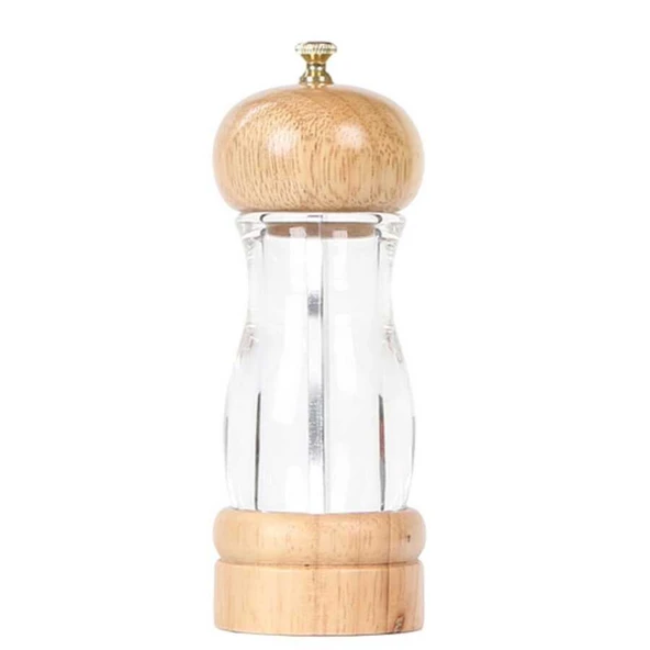 Akrilik Ahşap Biber Değirmeni Çelik 16 Cm (DCAA-160) ürün görseli 1