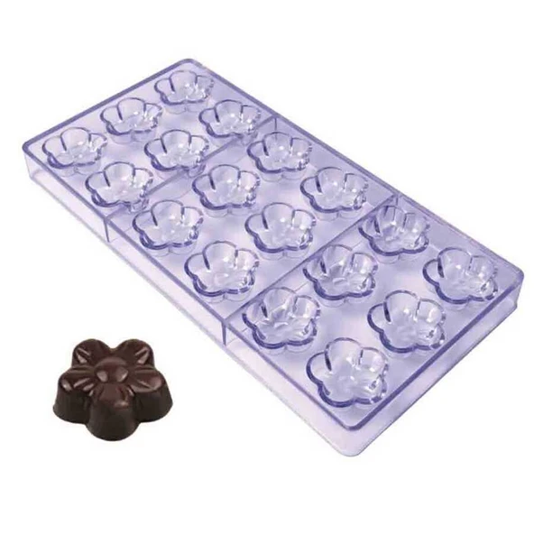Polikarbon Çikolata Kalıbı Çiçek 27.5x13.5 Cm (CCP-13) ürün görseli 1