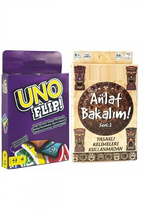 Anlat Bakalım Kartları Kelime Oyunu Seri1 VE UNOX tlip- 2li Set ürün görseli 1