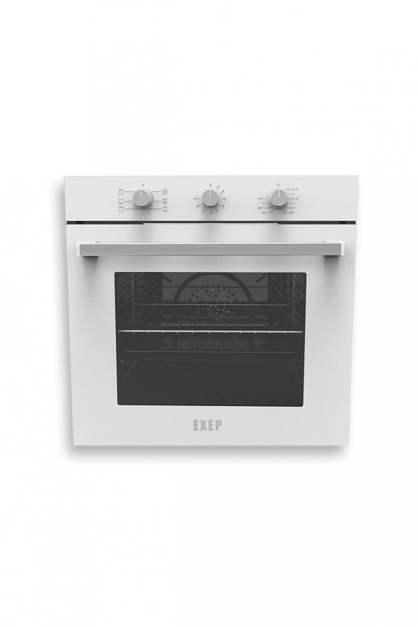 EXEP  BASİC BEYAZ 240 3LÜ ANKASTRE SET (ED400-EO320-EF240) - Resim 2