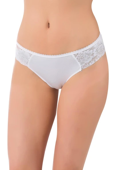 Lüx Drm 3120 Premium Kadın Bambu Dantelli Bikini Külot 1 Adet ürün görseli 1
