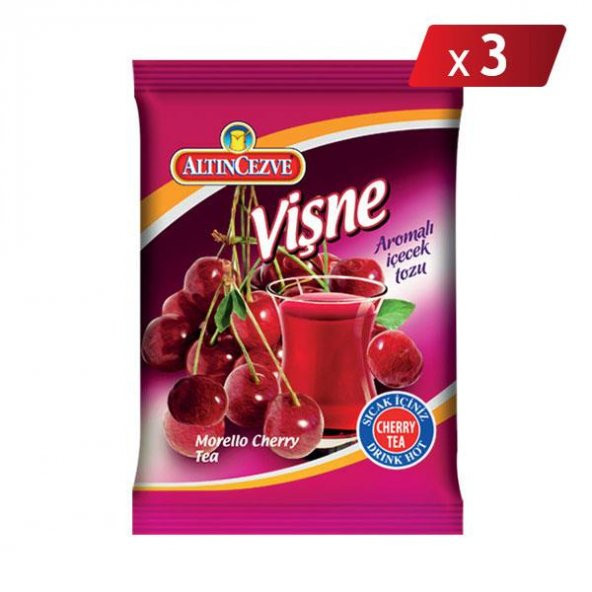 Altıncezve Vişne Aromalı İçecek Tozu 250 Gr - 3LÜ PAKET ürün görseli 1