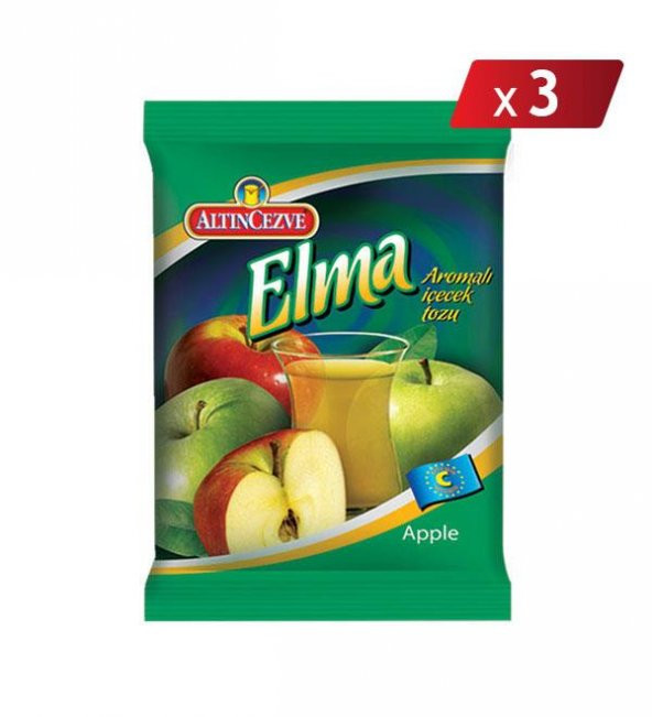 Altıncezve Elma Aromalı İçecek Tozu 250 Gr - 3LÜ PAKET ürün görseli 1