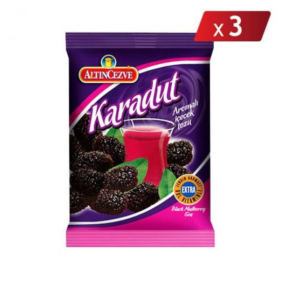 Altıncezve Karadut Aromalı İçecek Tozu 250 Gr - 3LÜ PAKET ürün görseli 1