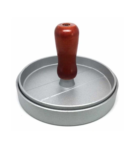 Omnisoft EPX HPR-12 Alüminyum Hamburger Köfte Presi Kalıbı 12 cm ürün görseli 1