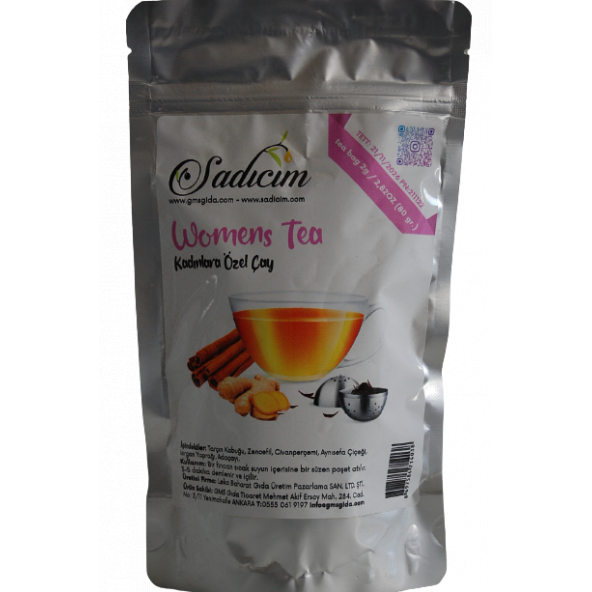 Sadıcım Women's Tea Kadınlara Özel Çay 80 Gr süzen poşet ürün görseli 1