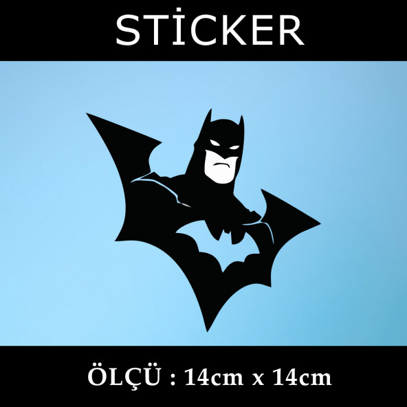 yarasa -  2 ADET sticker araba cam bagaj uyumlu et,ket kask motosiklet dolap cam uyumlu yapışkan ürün görseli 1