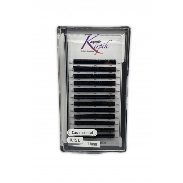 KAŞMİR KİRPİK Klasik D KIVRIM 0.15 MM 11 numara tek boy kirpik ürün görseli 1