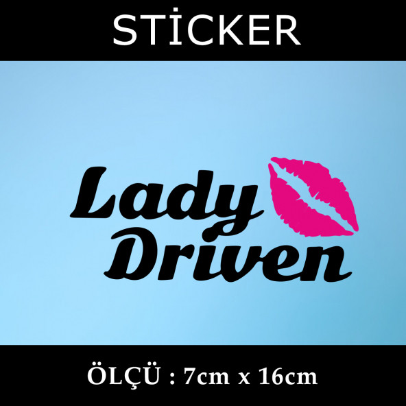 bayan şöför -  2 ADET sticker araba cam bagaj uyumlu et,ket kask motosiklet dolap cam uyumlu yapışkan ürün görseli 1