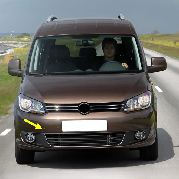 VW Caddy 2011-2015 Ön Tampon Çeki Çekme Demiri Kapağı 1T0807241C ürün görseli 1