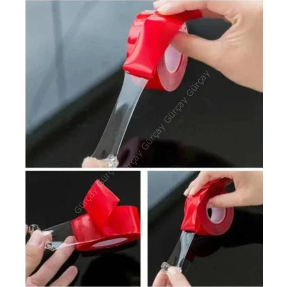 Flamme Çift Taraflı Silikonlu Bant 19mm - 2 Metre - Resim 4