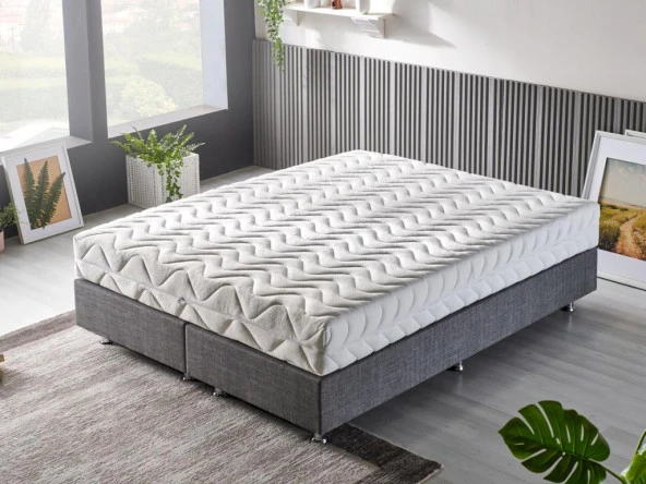 Niron Pocket Tek Kişilik Lüks Full Ortopedik Yumuşak - Orta Sert Paket Yaylı Yatak 90x200 cm ürün görseli 1
