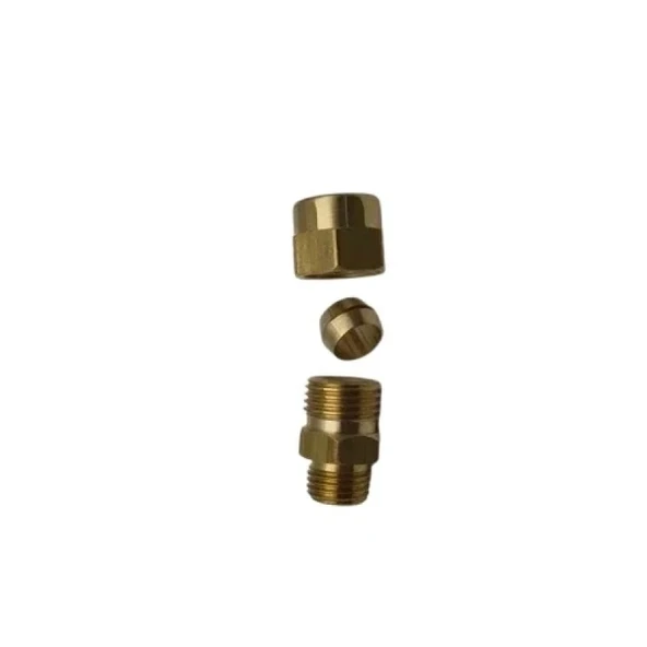 Sarı Pirinç Yüksüklü Rekor 1/4 - 8mm ürün görseli 1