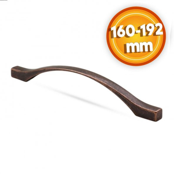Çekmece Mutfak Dolap Kapak Kulpu Kulbu Antik Bakır Metal Kulp ürün görseli 1