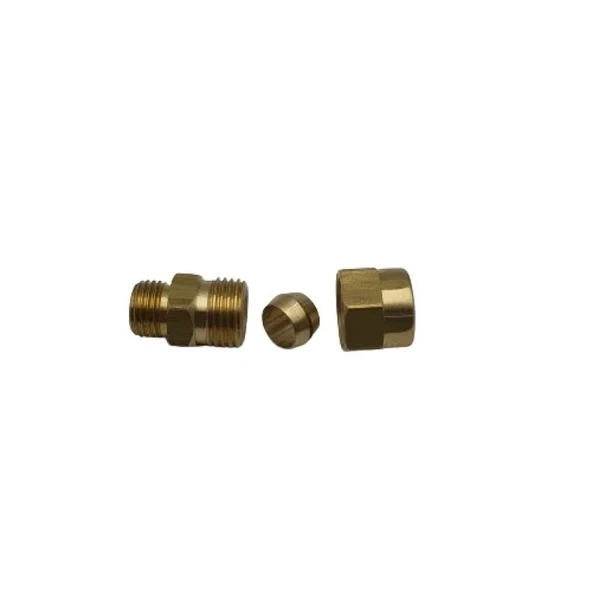 Sarı Pirinç Yüksüklü Rekor 1/2 - 12mm ürün görseli 1