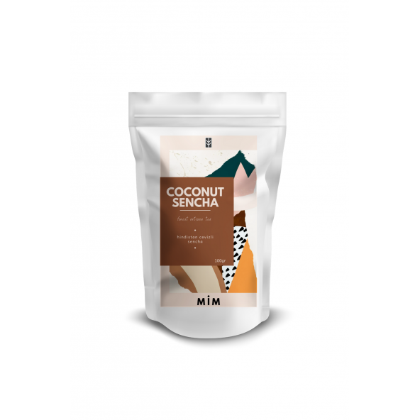 Mim Tea Coconut Sencha Tea - Hindistan Cevizli Yeşil Çay 100gr ürün görseli 1