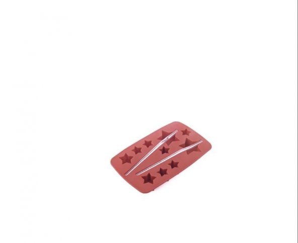 Aryıldız KLT Silikon Kırmızı Buz Kalıbı Yıldız 20x12 cm ürün görseli 1