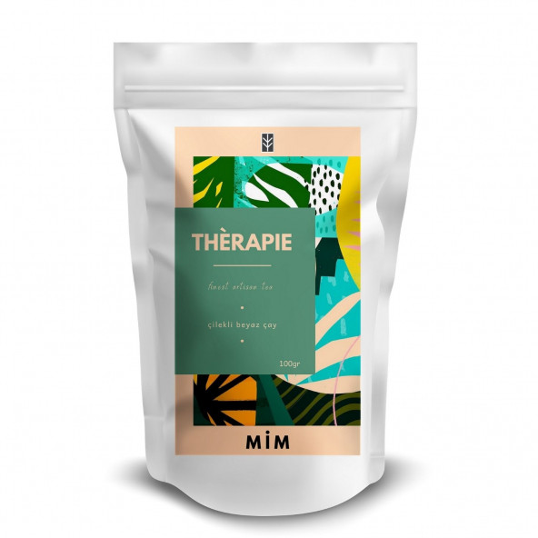 Therapie Tea - Çilekli Beyaz Çay 100GR ürün görseli 1