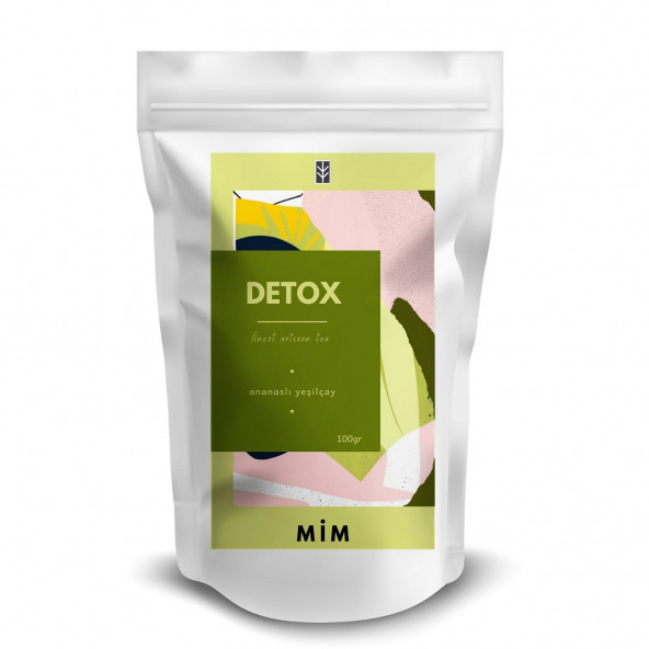 Detox Tea - Ananaslı Yeşil Çay 100GR ürün görseli 1