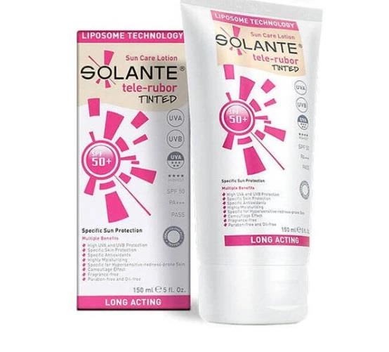 Solante Tele-Rubor Tinted Spf 50+ 150 ml Güneş Losyon ürün görseli 1