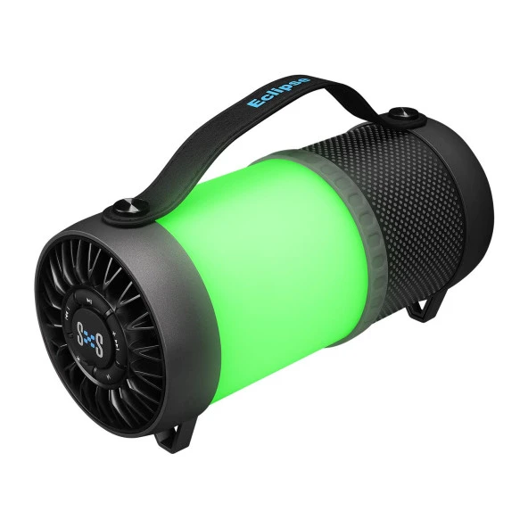 Mikado S40 ECLIPSE Led Işıklı Bluetooth/USB/AUX/FM Speaker Hoparlör ürün görseli 1