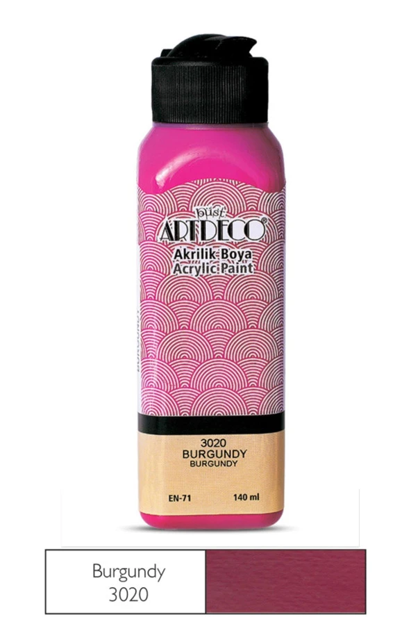 Artdeco Akrilik Boya 140 ML Burgundy Akrilik Boya ürün görseli 1