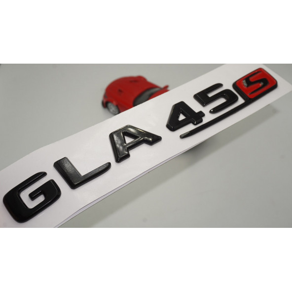 GLA 45S Bagaj Parlak Siyah ABS 3M 3D Yazı Logo ürün görseli 1