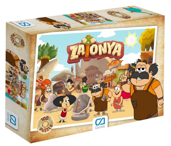 Zatonya Lisanslı Kutulu 100 parça Puzzle/Yapboz ürün görseli 1