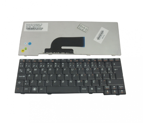 Lenovo IdeaPad S10-3c Notebook Klavye - Tuş Takımı / Siyah - TR ürün görseli 1