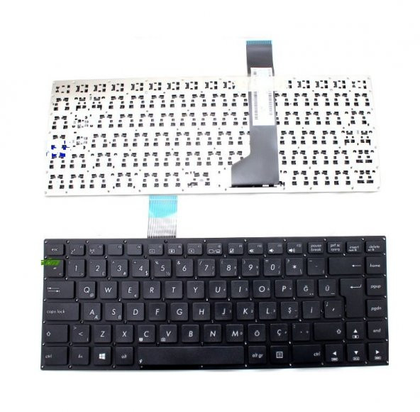 Asus K46E S46C MP-12F36TQ-920W Notebook Klavye- Siyah - TR ürün görseli 1