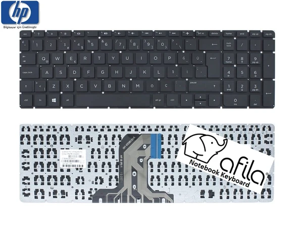 Hp M14P13US-698 Notebook Klavyesi - Siyah - TR - Resim 5
