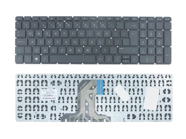 Hp M7W74EA M7W85EA Notebook Klavyesi - Siyah - TR - Resim 6