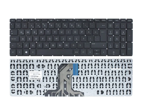 HP 15-AY110NT, 15-ay110nt Y7Y87EA Notebook Klavyesi (Siyah TR) ürün görseli 1