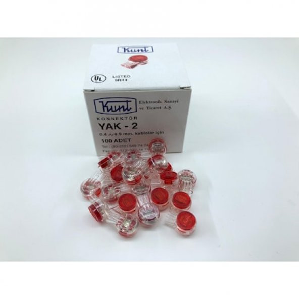 Yak 2  Konnektör (100 Lük Kutu) ürün görseli 1