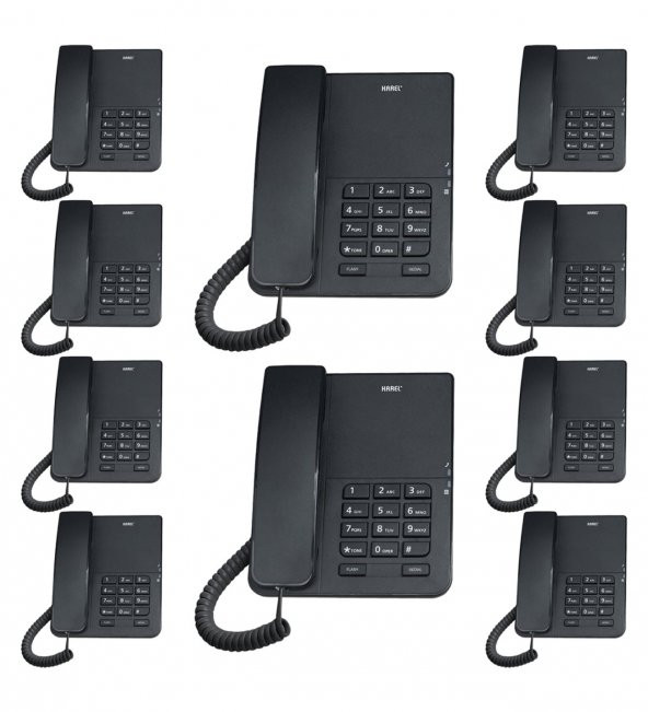 Karel TM140 Analog Masaüstü Kablolu Telefon 10lu Fırsat Paketi S ürün görseli 1