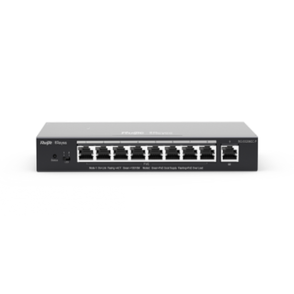 Reyee Rg Es209Gc P Yönetılebılır Switch 8 Port Poe 120W ürün görseli 1