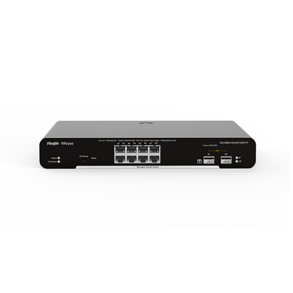 Reyee Rg Nbs3100 8Gt2Sfp P 8 Portlu. 10/100/1000 Gigabit. L2 Yöne ürün görseli 1