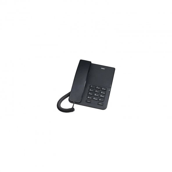 Karel TM-140 Analog Masaüstü Kablolu Telefon SİYAH ürün görseli 1