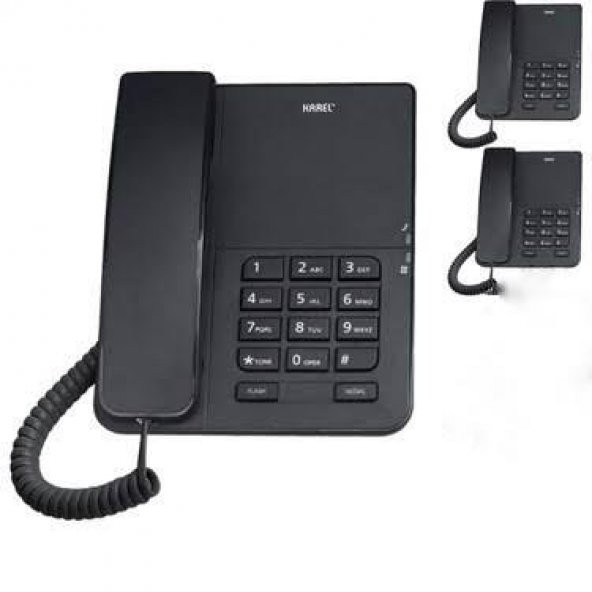 Karel TM140 Analog Telefon 3lü paket ürün görseli 1